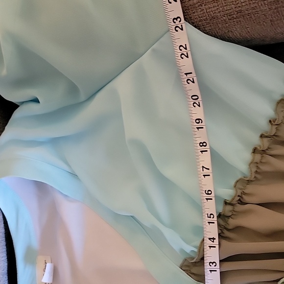 Maxi dress women's Plus size 3X multi color block - Picture 10 of 11